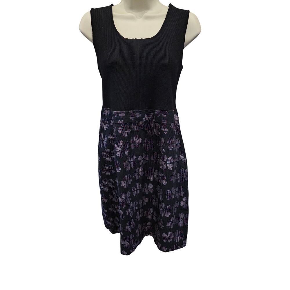 Rachel roy size XL ribbed sleevless shift dress chic summer midi career casual